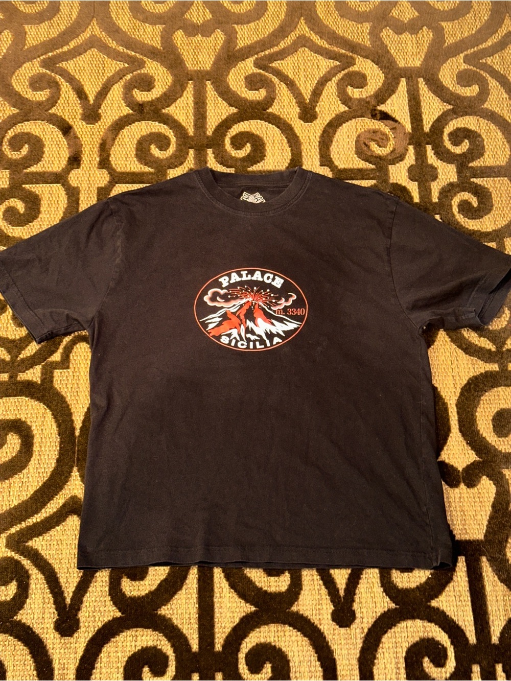 PALACE Skateboards Sicilia Volcanic Graphic Active Tee Men’s LARGE